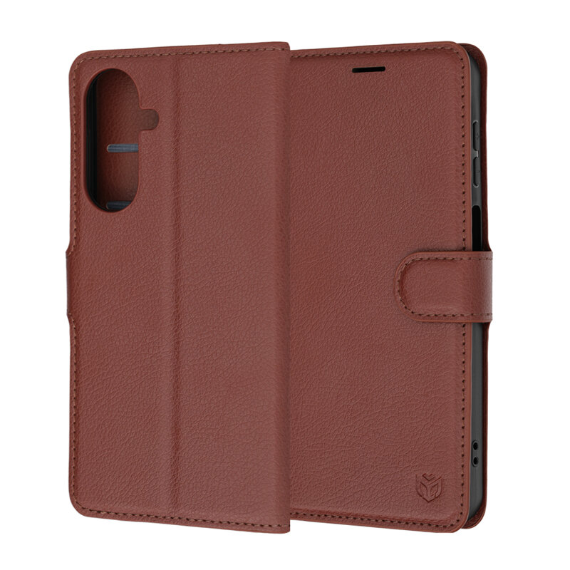 Husa Samsung Galaxy A27 5G Techsuit Leather Folio, maro