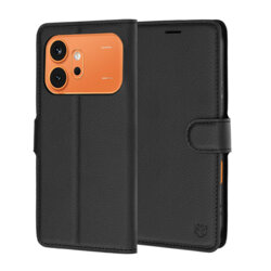 Husa Honor 600 Techsuit Leather Folio, negru