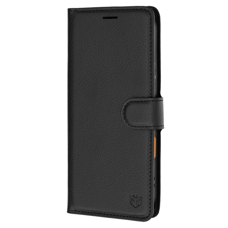 Husa Honor 600 Techsuit Leather Folio, negru