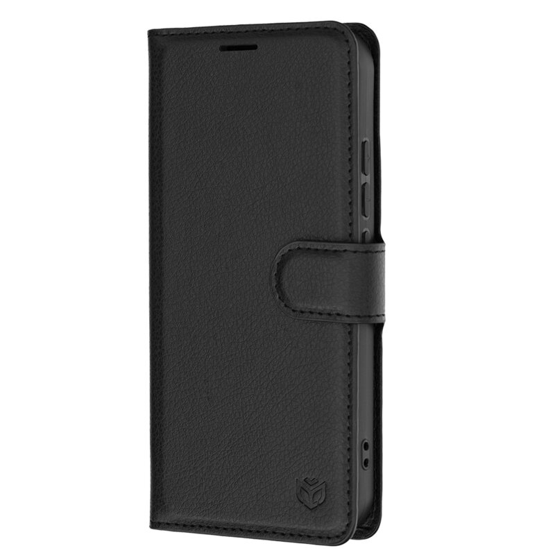 Husa Xiaomi 17 Techsuit Leather Folio, negru
