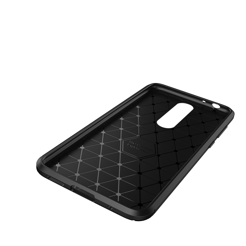 Husa Nokia 5.1 Plus Mobster Carbon Skin Negru