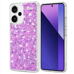 Husa cu sclipici Xiaomi Redmi Note 13 Pro+ 5G Techsuit Sparkly Glitter, magenta
