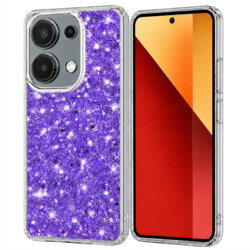 Husa cu sclipici Xiaomi Redmi Note 13 Pro 4G Techsuit Sparkly Glitter, mov