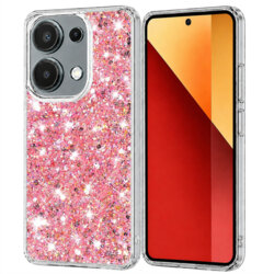 Husa cu sclipici Xiaomi Redmi Note 13 Pro 4G Techsuit Sparkly Glitter, roz