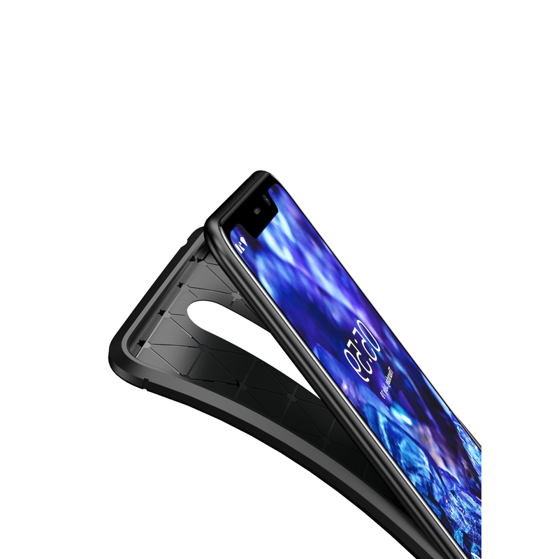 Husa Nokia 5.1 Plus Mobster Carbon Skin Negru
