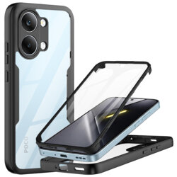 Husa 360° Xiaomi Poco X8 Pro Max Techsuit ColorVerse, negru