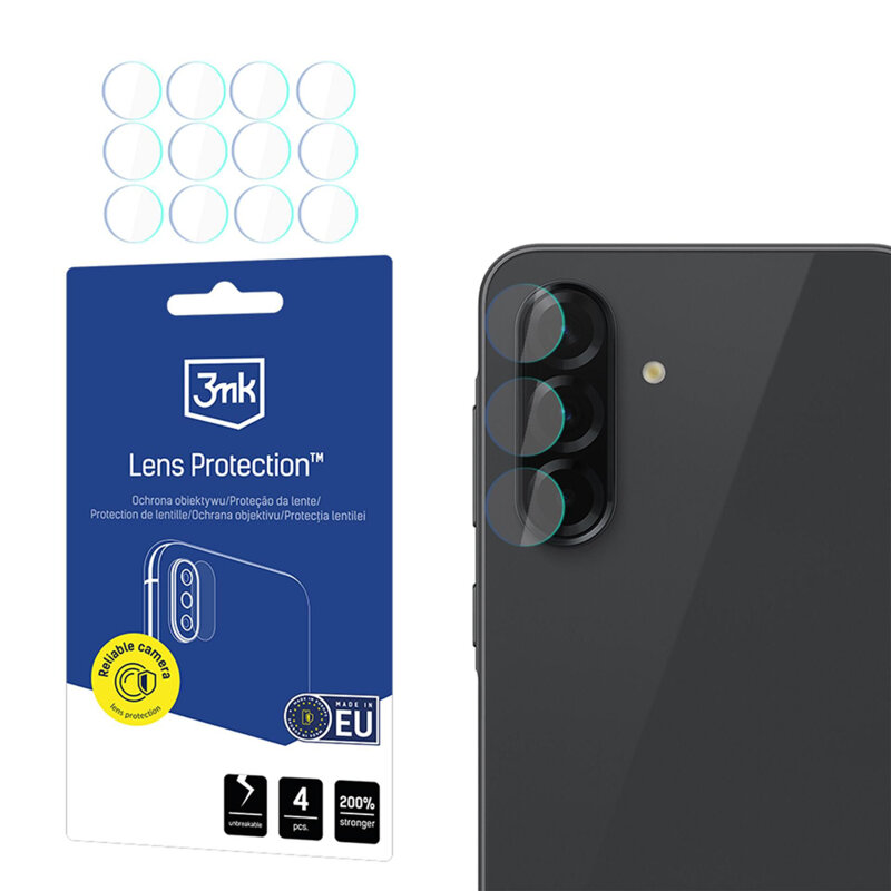 [Pachet 4x] Folie Samsung Galaxy A57 5G 3mk Lens Protection, transparenta
