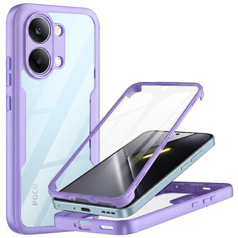 Husa 360° Xiaomi Poco X8 Pro Max Techsuit ColorVerse, mov