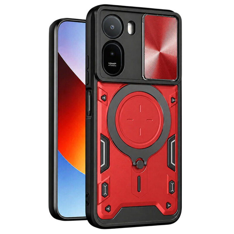 Husa Xiaomi Redmi A7 Pro 4G Techsuit CamGuard Pro, rosu