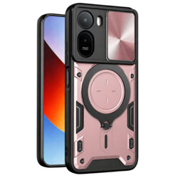 Husa Xiaomi Redmi A7 Pro 4G Techsuit CamGuard Pro, roz auriu