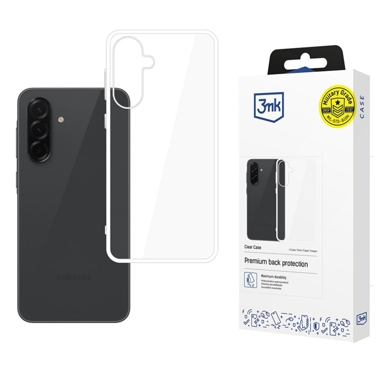 Husa Samsung Galaxy A37 5G 3mk Clear Case, transparenta
