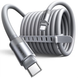 Cablu de incarcare Type-C Lisen, 100W, 3m, gri, YL0126010031