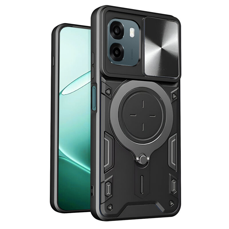 Husa Oppo A6 4G Techsuit CamGuard Pro, negru