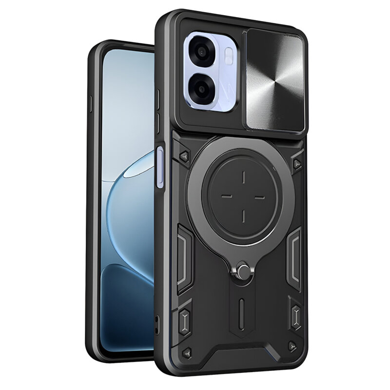 Husa Oppo A6k 4G Techsuit CamGuard Pro, negru