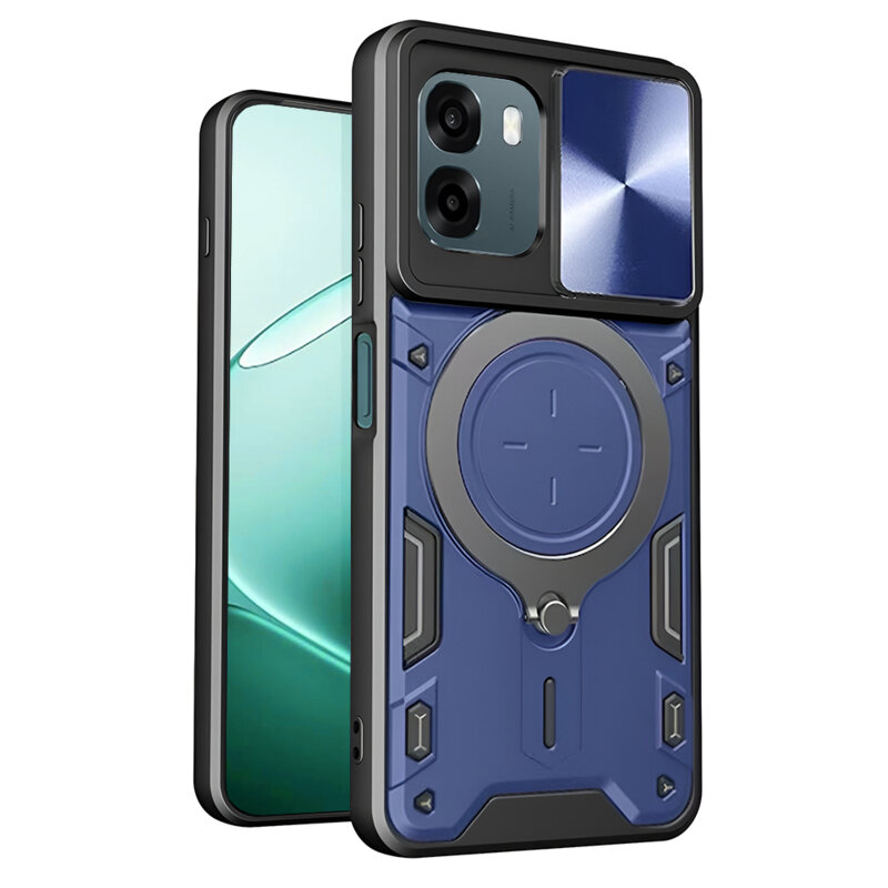 Husa Oppo A6 4G Techsuit CamGuard Pro, albastru