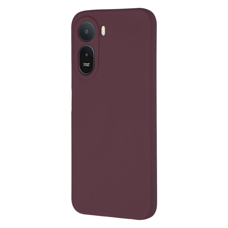 Husa silicon Xiaomi Redmi A7 Pro 4G Techsuit SoftFlex, bordo