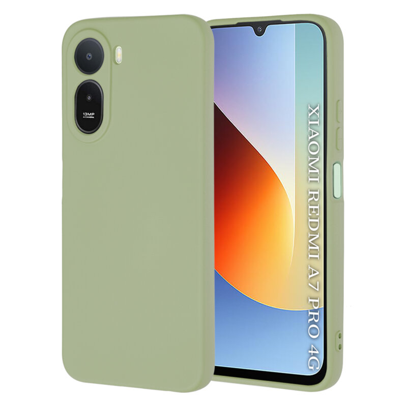 Husa silicon Xiaomi Redmi A7 Pro 4G Techsuit SoftFlex, verde