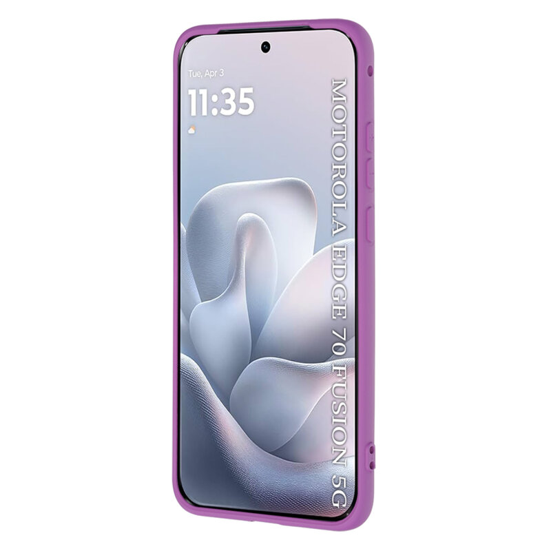 Husa silicon Motorola Edge 70 Fusion Techsuit SoftFlex, mov