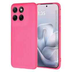 Husa silicon Motorola Edge 70 Fusion Techsuit SoftFlex, fucsia