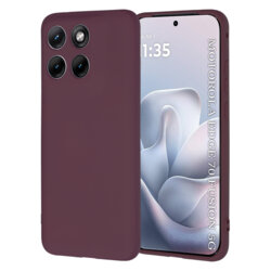Husa silicon Motorola Edge 70 Fusion Techsuit SoftFlex, bordo