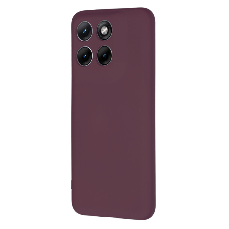 Husa silicon Motorola Edge 70 Fusion Techsuit SoftFlex, bordo