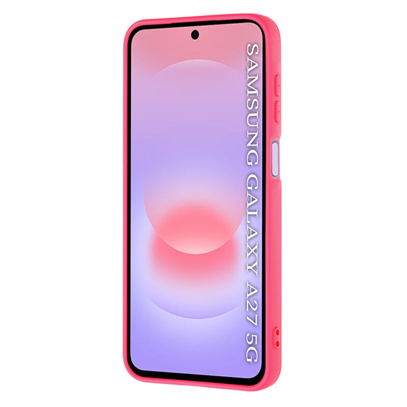 Husa silicon Samsung Galaxy A27 5G Techsuit SoftFlex, fucsia