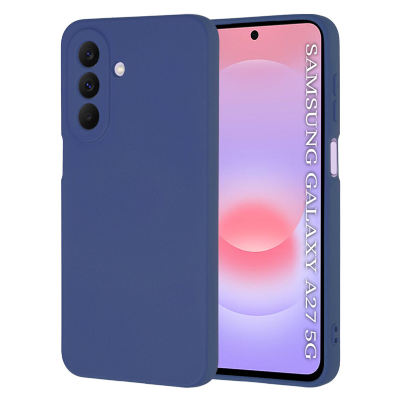 Husa silicon Samsung Galaxy A27 5G Techsuit SoftFlex, bleumarin