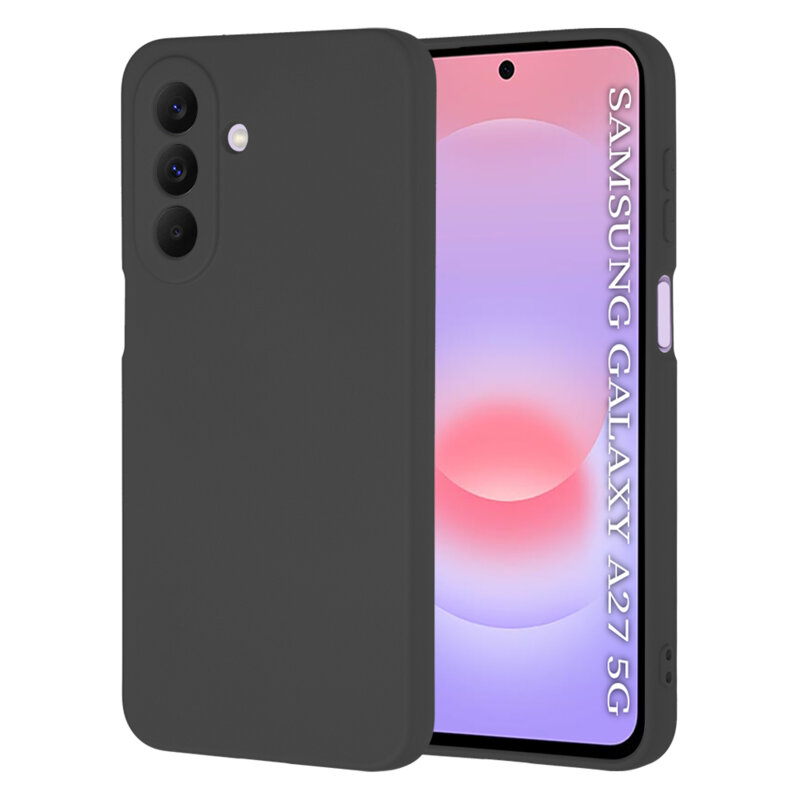 Husa silicon Samsung Galaxy A27 5G Techsuit SoftFlex, negru