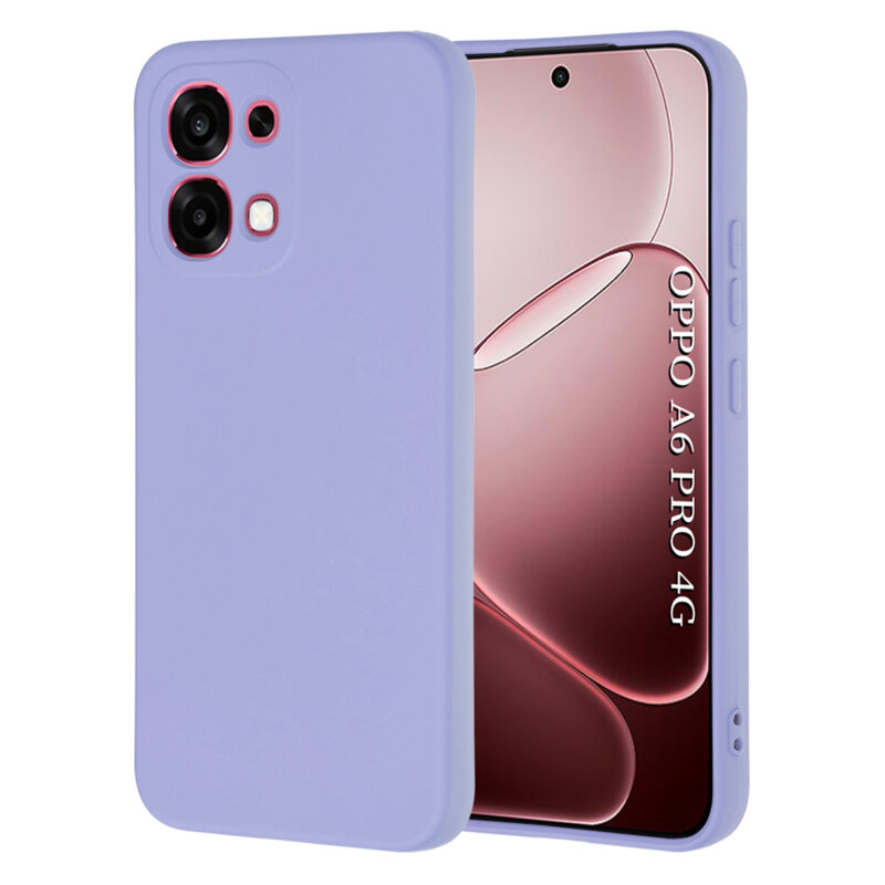 Husa silicon Oppo A6 Pro 4G Techsuit SoftFlex, violet
