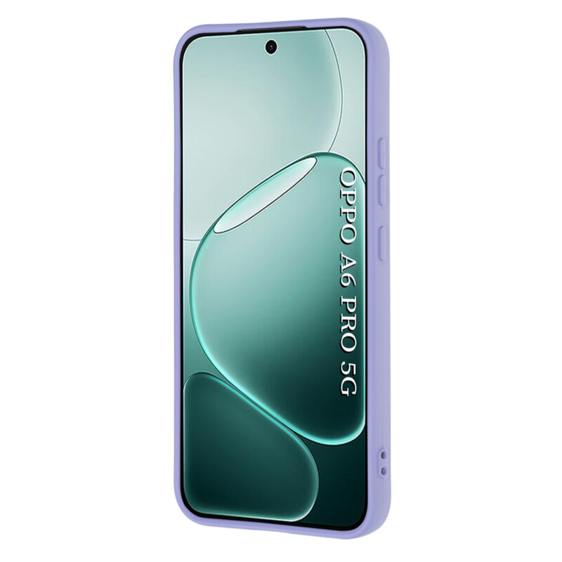 Husa silicon Oppo A6 Pro 5G Techsuit SoftFlex, violet