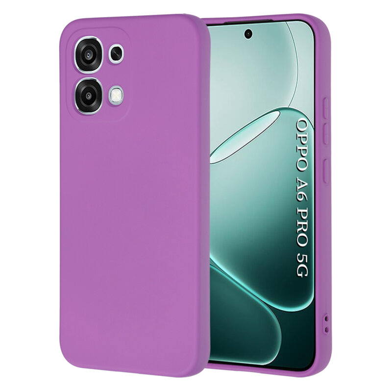 Husa silicon Oppo A6 Pro 5G Techsuit SoftFlex, mov