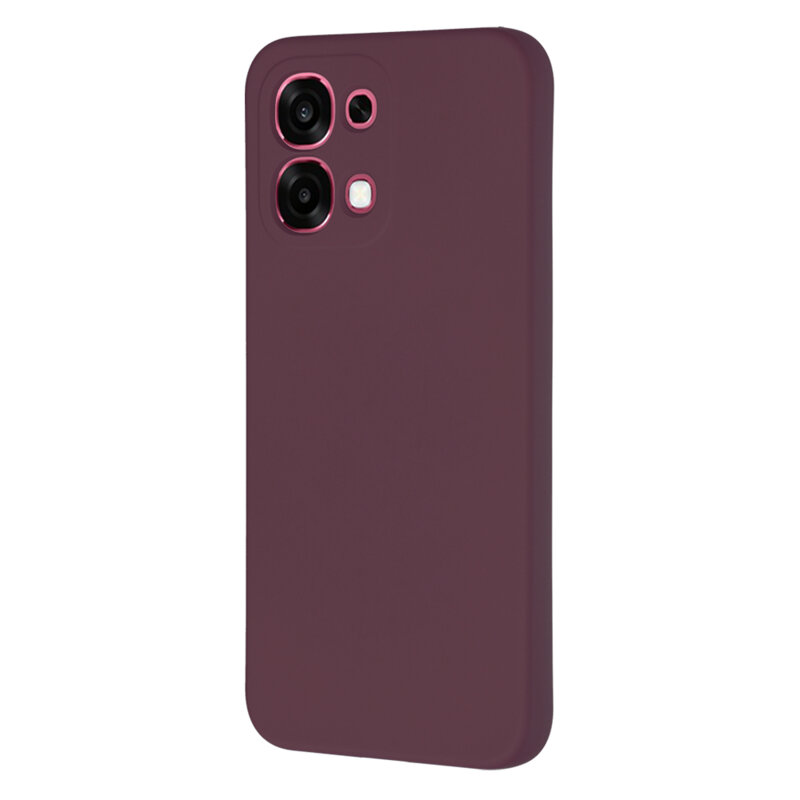 Husa silicon Oppo A6 Pro 4G Techsuit SoftFlex, bordo