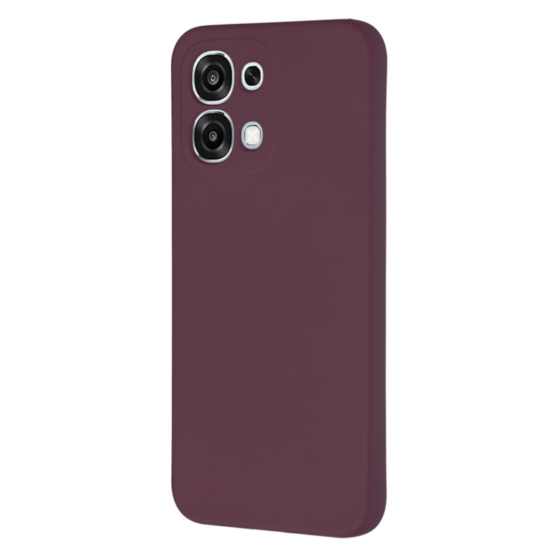 Husa silicon Oppo A6 Pro 5G Techsuit SoftFlex, bordo