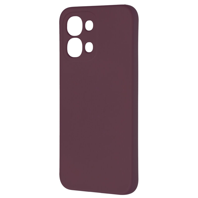 Husa silicon Oppo A6 Pro 5G Techsuit SoftFlex, bordo