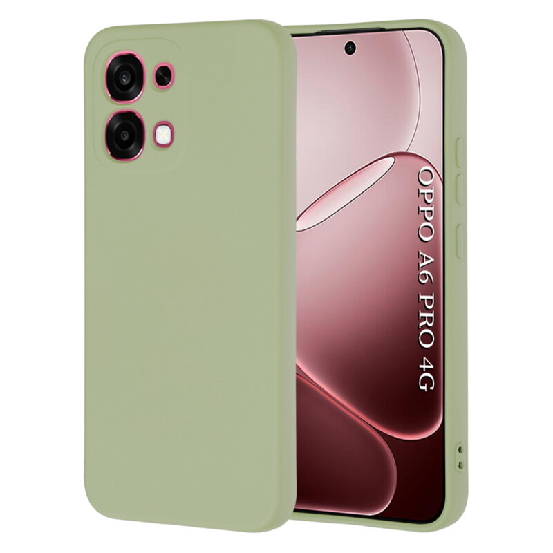 Husa silicon Oppo A6 Pro 4G Techsuit SoftFlex, verde