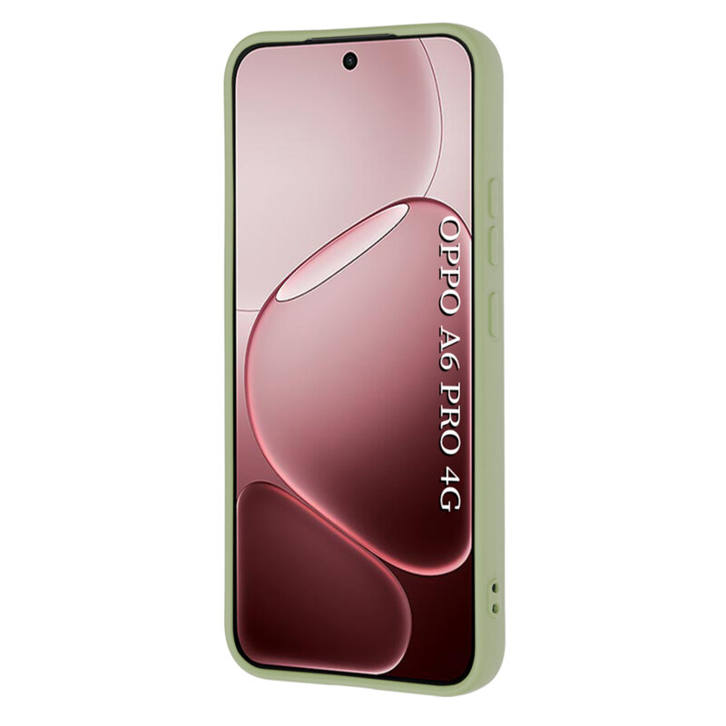Husa silicon Oppo A6 Pro 4G Techsuit SoftFlex, verde