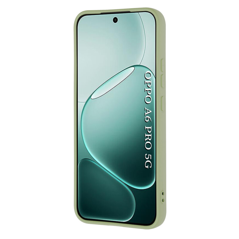 Husa silicon Oppo A6 Pro 5G Techsuit SoftFlex, verde