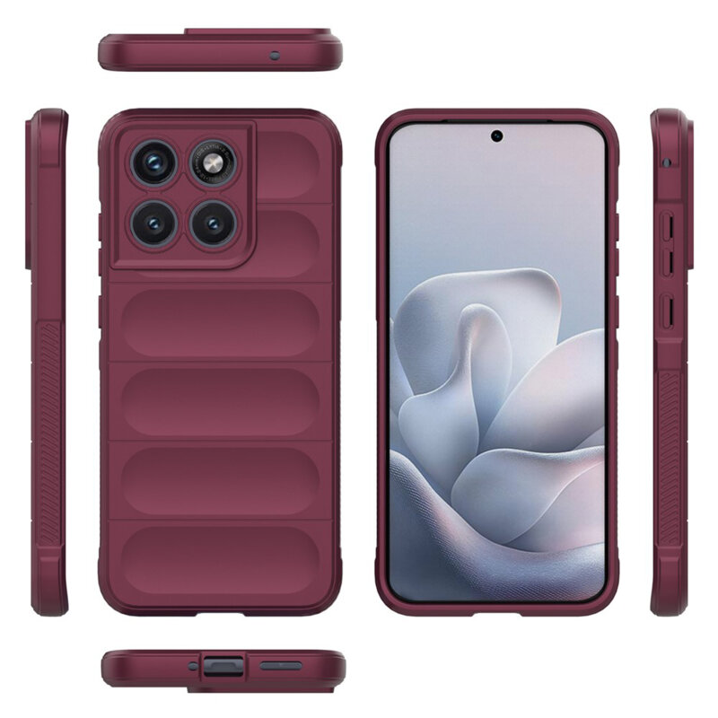 Husa Motorola Edge 70 Fusion Techsuit Magic Shield, bordo