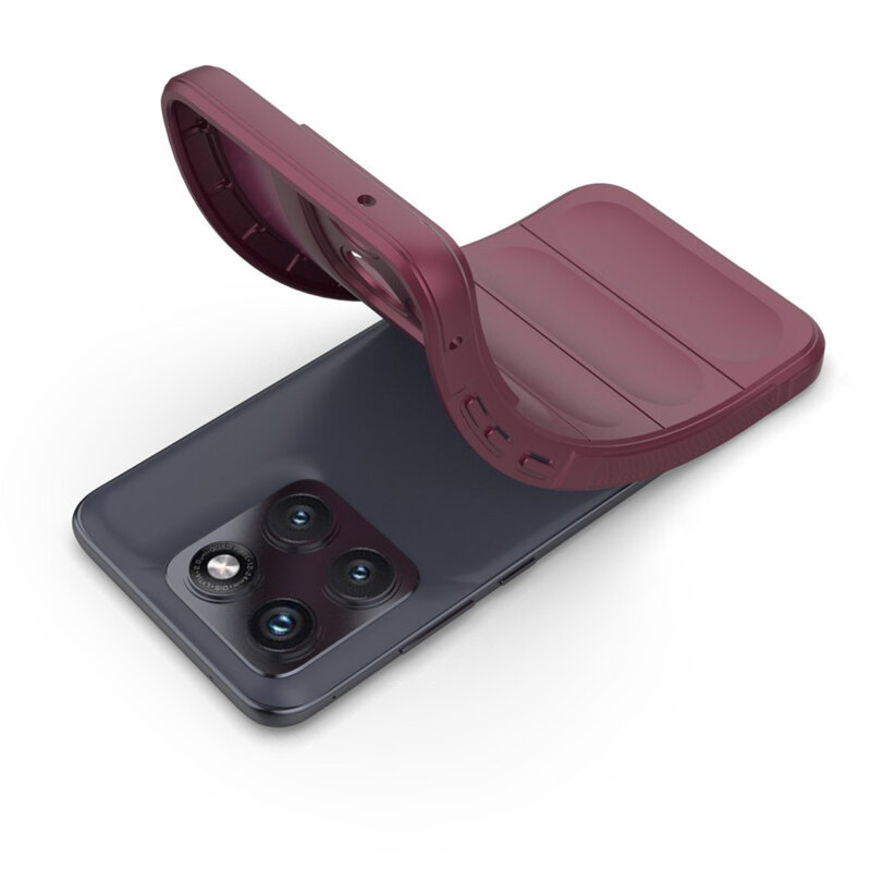 Husa Motorola Edge 70 Fusion Techsuit Magic Shield, bordo