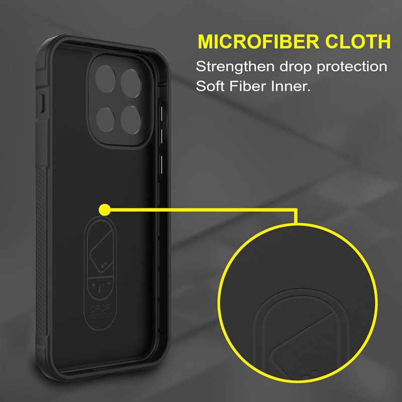 Husa OnePlus Nord 6 Techsuit Magic Shield, negru