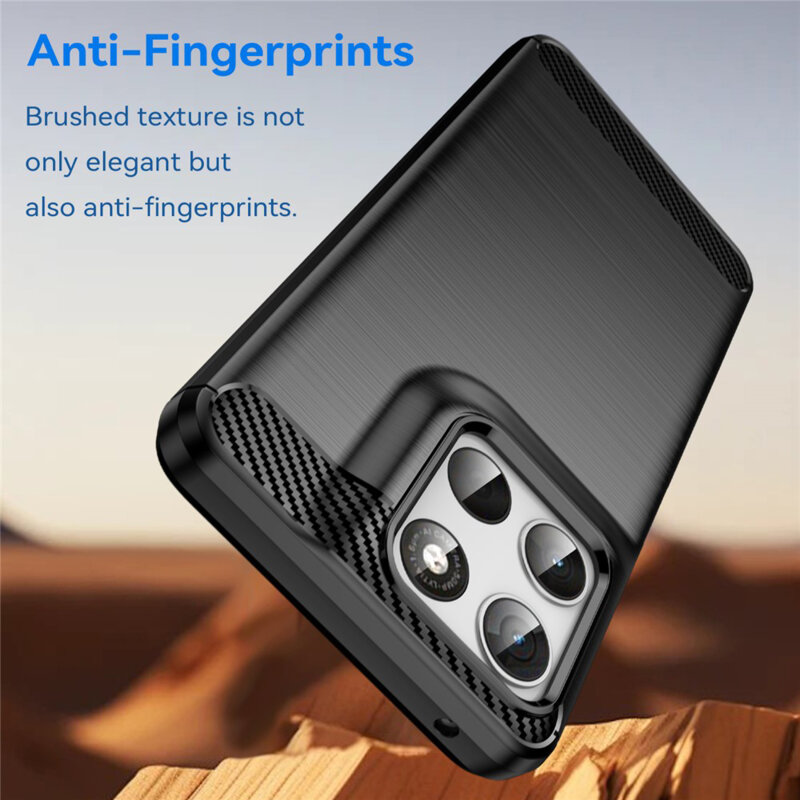 Husa Motorola Moto G37 Techsuit Carbon Silicone, negru
