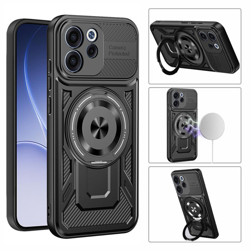 Husa Oppo Reno15 FS 5G Techsuit RuggedCam, gri