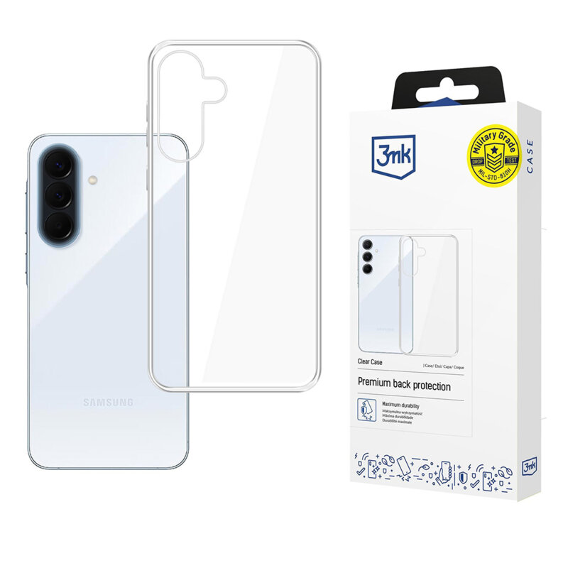 Husa Samsung Galaxy A57 5G 3mk Clear Case, transparenta