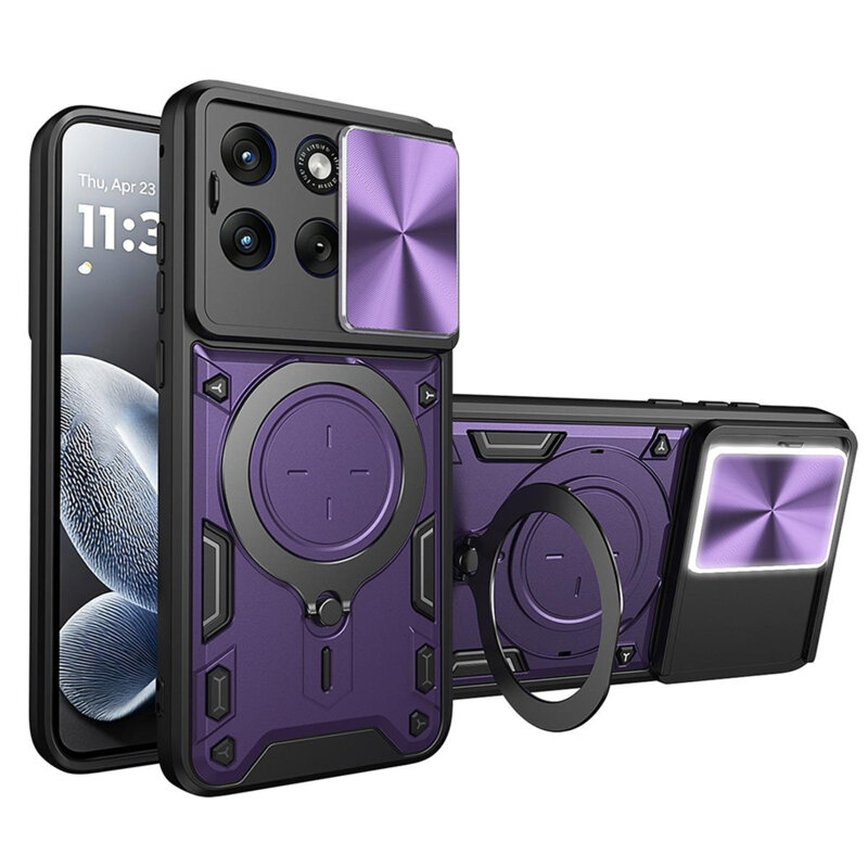Husa Motorola Edge 70 Fusion Techsuit CamGuard Pro, mov