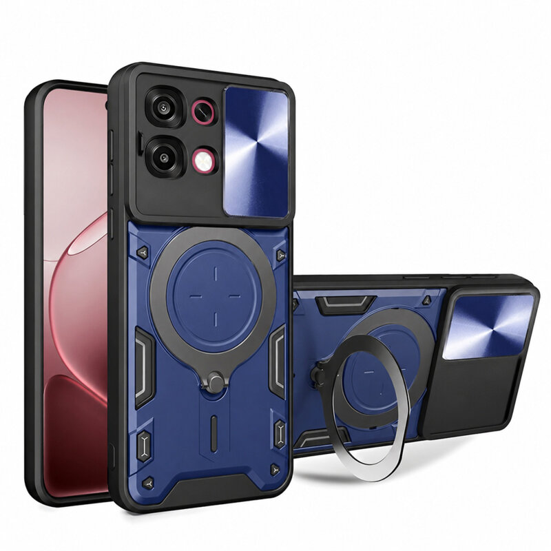Husa Oppo A6 Pro 5G Techsuit CamGuard Pro, albastru