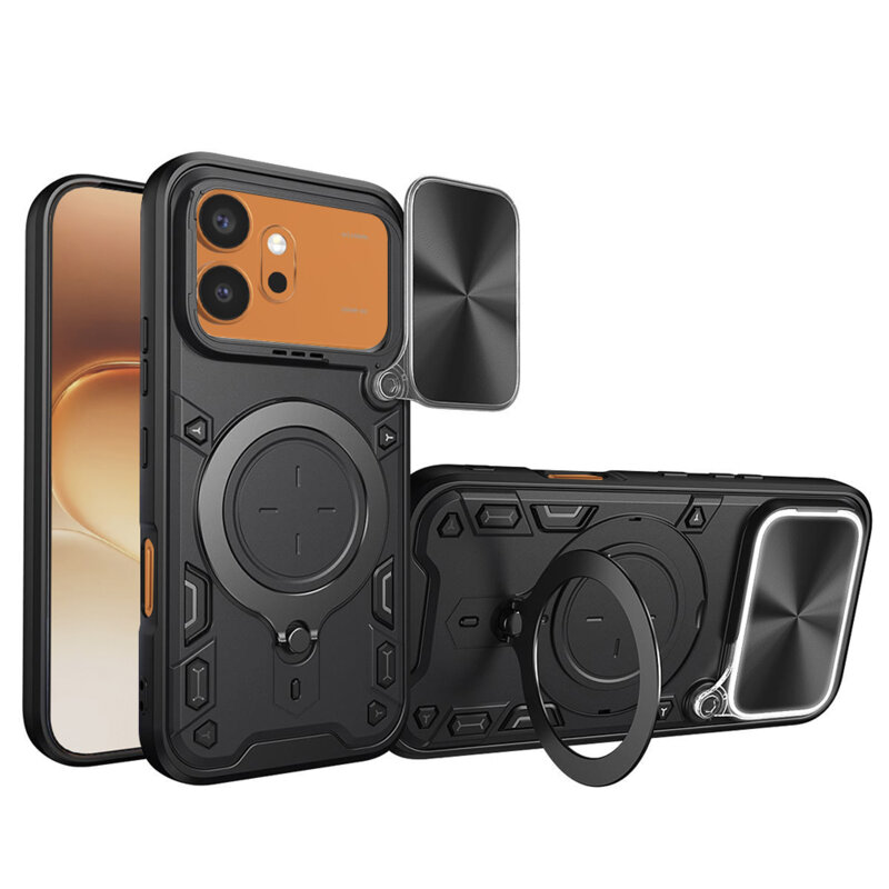 Husa Honor 600 Techsuit CamGuard Pro, negru