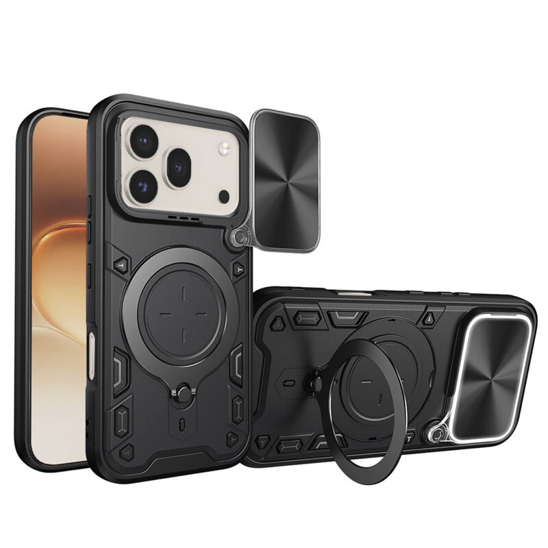 Husa Honor 600 Pro Techsuit CamGuard Pro, negru