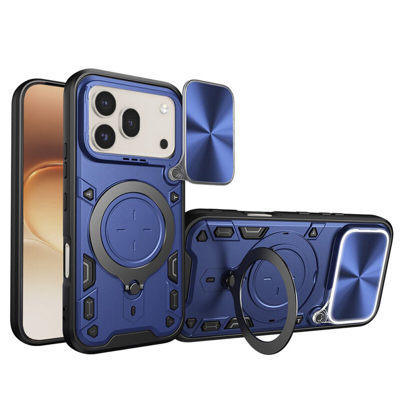 Husa Honor 600 Pro Techsuit CamGuard Pro, albastru
