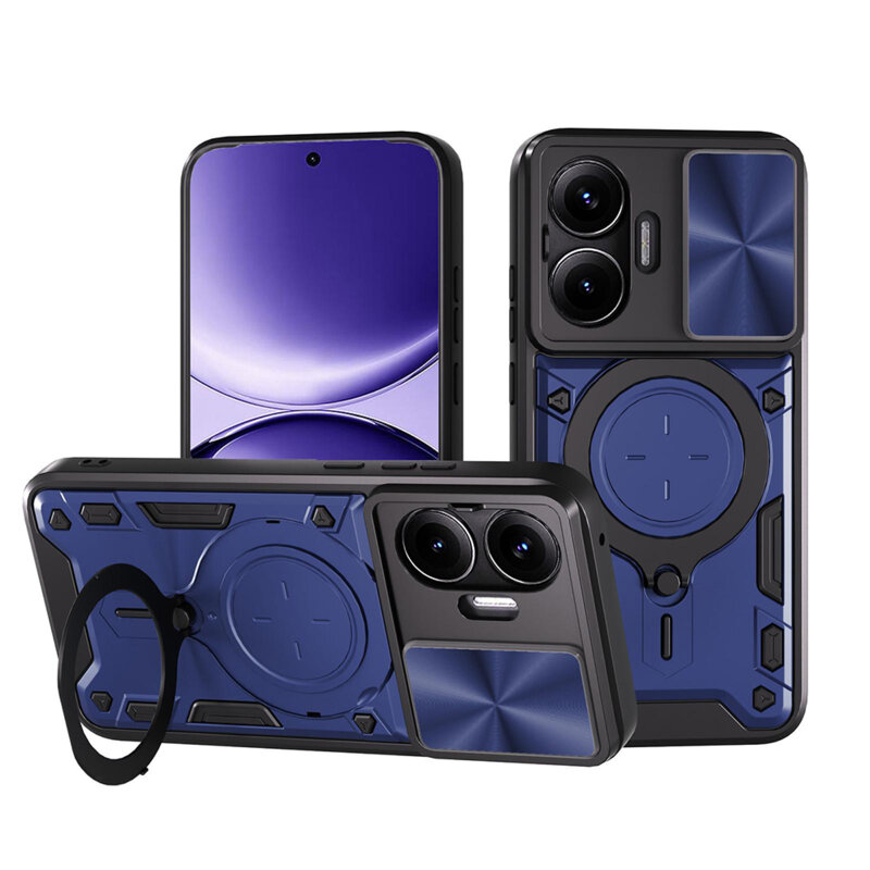 Husa Xiaomi Poco F7 Techsuit CamGuard Pro, albastru