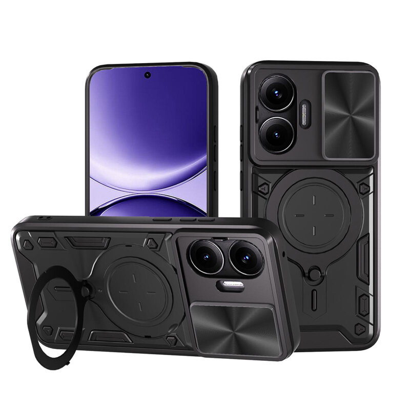 Husa Xiaomi Poco F7 Techsuit CamGuard Pro, negru